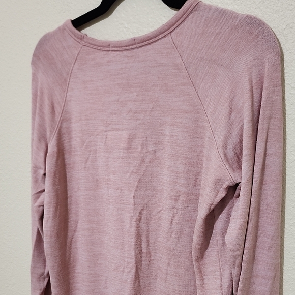 Buffalo David Bitton Pink Long Sleeve Crew Neck Sweatshirt - Picture 7 of 8
